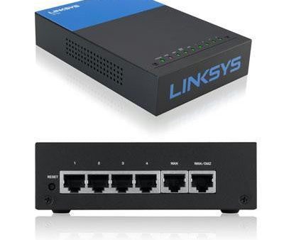 Linksys Dual WAN Gig VPN Routr Online now