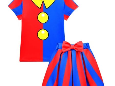 Talla: 7-8 años - Disfraz de Payaso para Niña - Vestido de Fiesta Cimefi For Sale