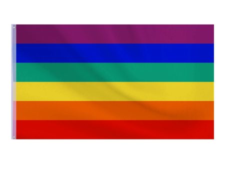 Bandera de Orgullo Arco Iris, 5 x 3 pies   150 x 90 cm (Color A) Online now