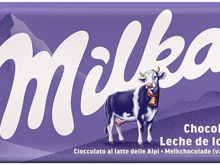 Tableta de Chocolate con Leche Milka 125g Embalaje Deteriorado (Cad: 22 03 2025) Sale