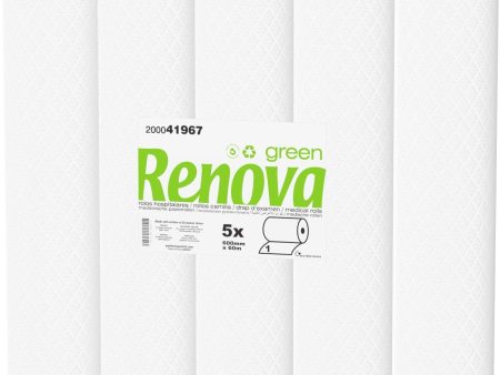 (Falta 1 rollo, incluye 4) Rollo de papel higiénico Renova 4320 g Embalaje Deteriorado Supply