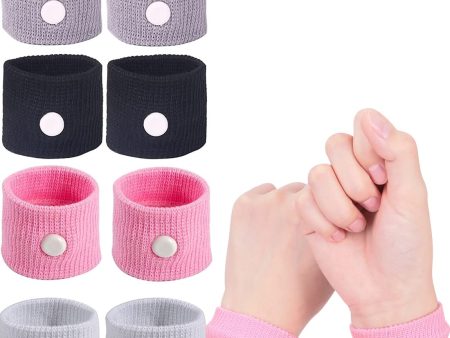 Androxeda - 4 Pares de Pulseras Antimareo para Niños y Adultos, Pulsera de Acupresión para Náuseas, Viajes y Embarazo Embalaje Deteriorado Online