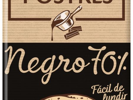 Nestlé Postres Tableta de Chocolate Negro 70% para Repostería - 170g Embalaje Deteriorado (Cad: 30 09 2025) For Sale