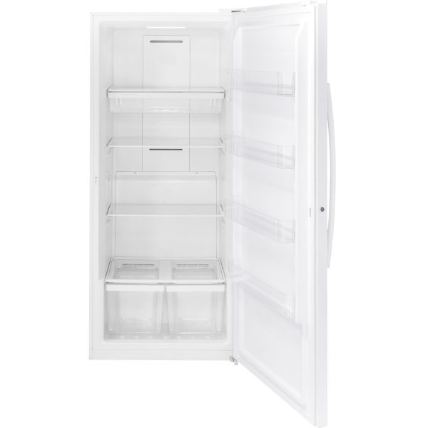 GE 21.3 cu. ft. Upright Freezer with LED lighting FUF21DLRWW For Sale