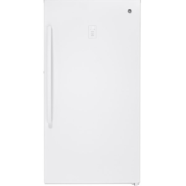 GE 14.1 cu. ft. Upright Freezer with LED Lighting FUF14DLRWW For Cheap