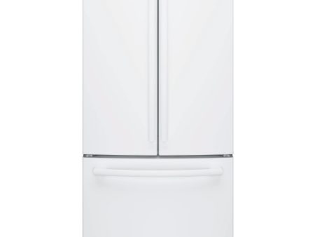 GE 33-inch, 18.6 cu. ft. Counter-Depth French-Door Refrigerator with Ice Maker GWE19JGLWW Sale