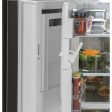 GE 36-inch, 27 cu.ft. Freestanding French 3-Door Refrigerator with Internal Water Dispenser GNE27JGMBB Supply