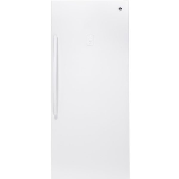 GE 21.3 cu. ft. Upright Freezer with LED lighting FUF21DLRWW For Sale